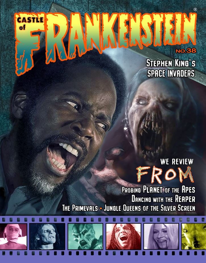 CASTLE OF FRANKENSTEIN magazine side cover Issue 38 Fall 2023