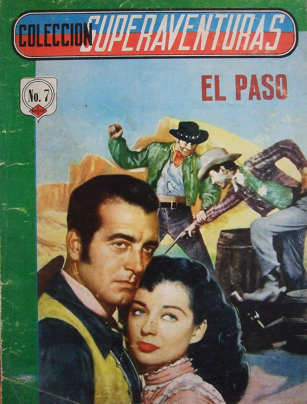 COLECCION SUPERAVENTURAS magazine side cover Issue 7  