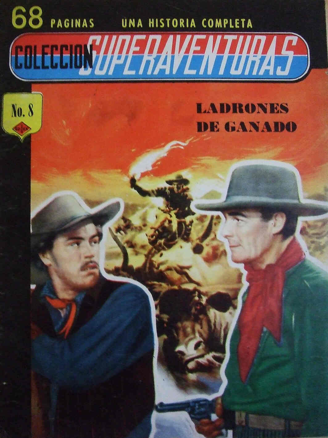 COLECCION SUPERAVENTURAS magazine side cover Issue 8  