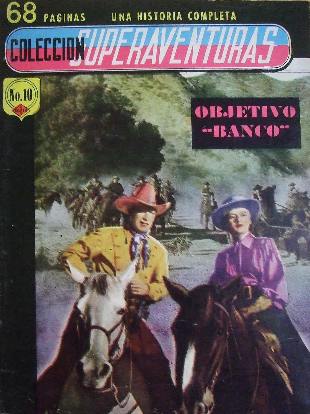 COLECCION SUPERAVENTURAS magazine side cover Issue 10  