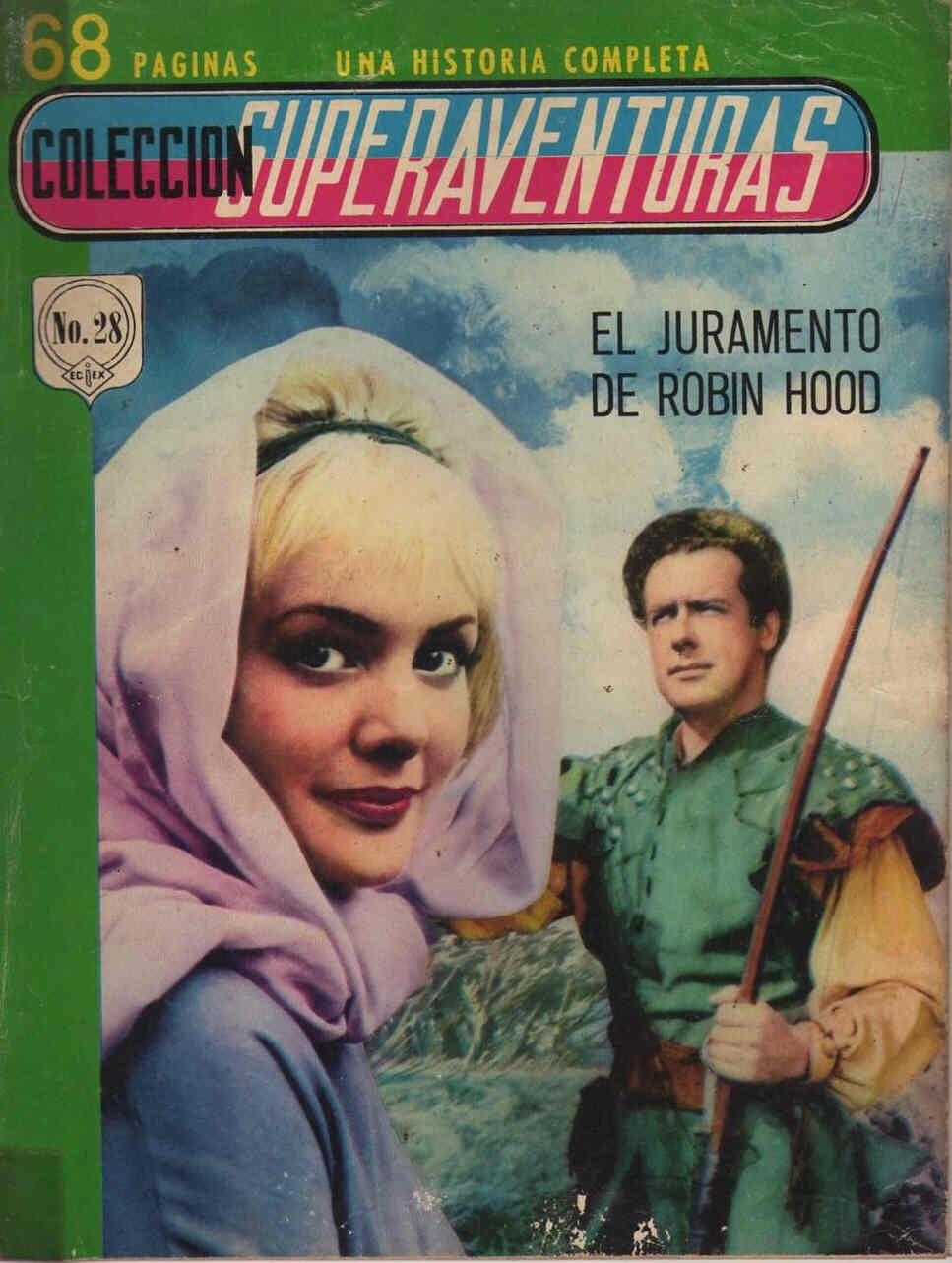 COLECCION SUPERAVENTURAS magazine side cover Issue 28  