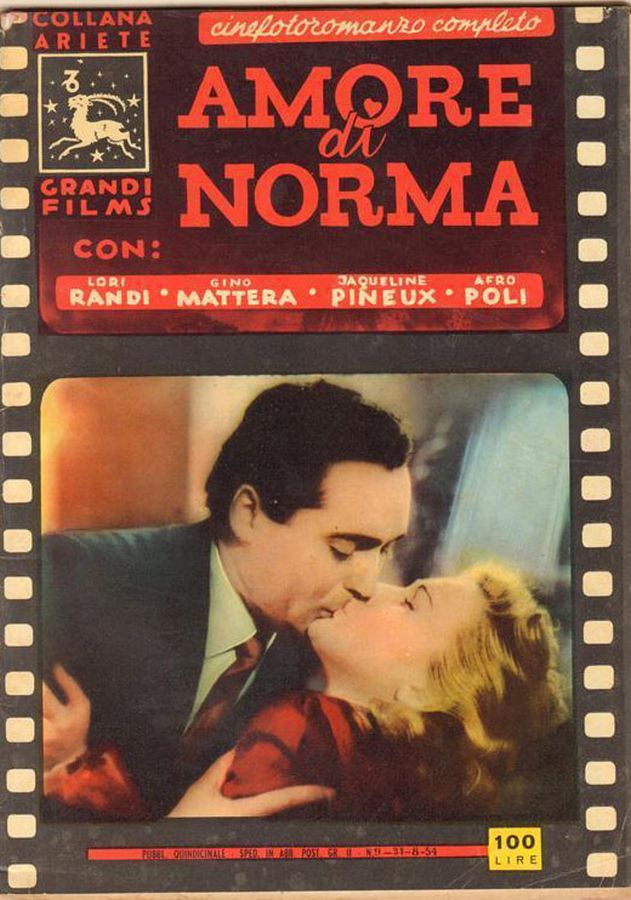 COLLANA ARIETE GRANDI FILMS magazine side cover Issue 9 31 August 1954