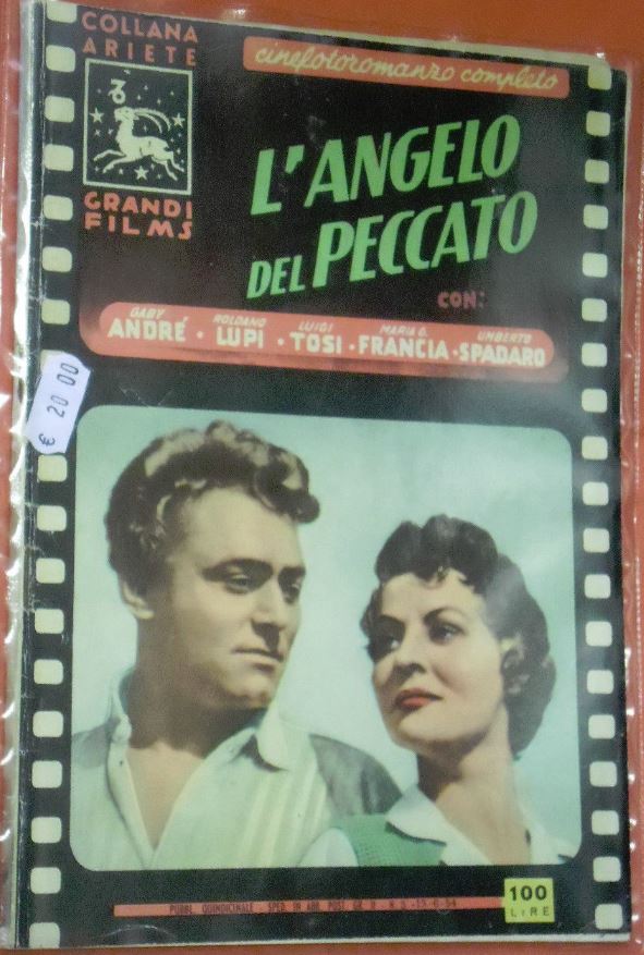 COLLANA ARIETE GRANDI FILMS magazine side cover Issue 5 25 June 1954