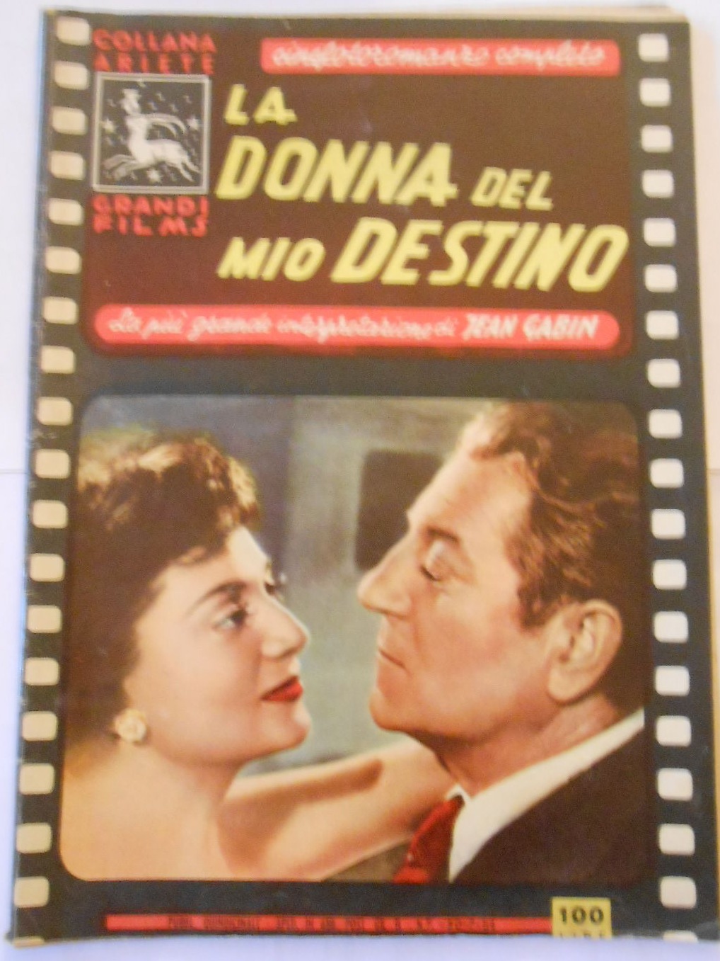COLLANA ARIETE GRANDI FILMS magazine side cover Issue 7 30 July 1954