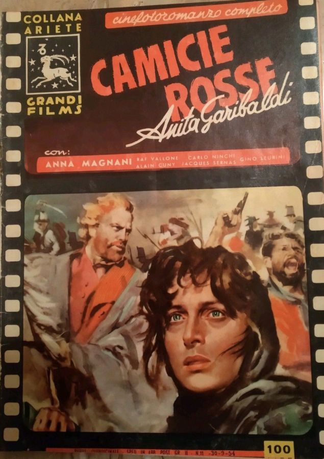 COLLANA ARIETE GRANDI FILMS magazine side cover Issue 11 30 September 1954