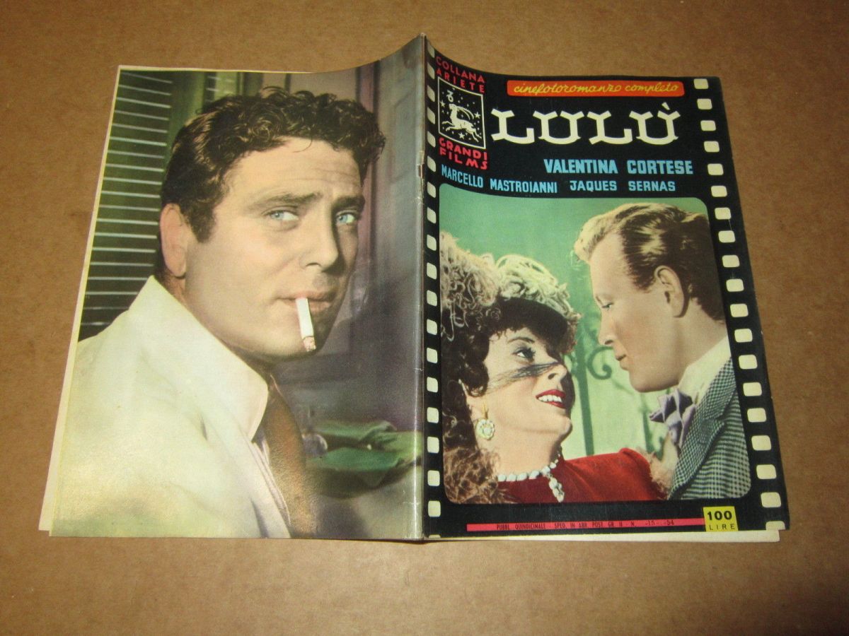 COLLANA ARIETE GRANDI FILMS magazine side cover Issue 15   1954