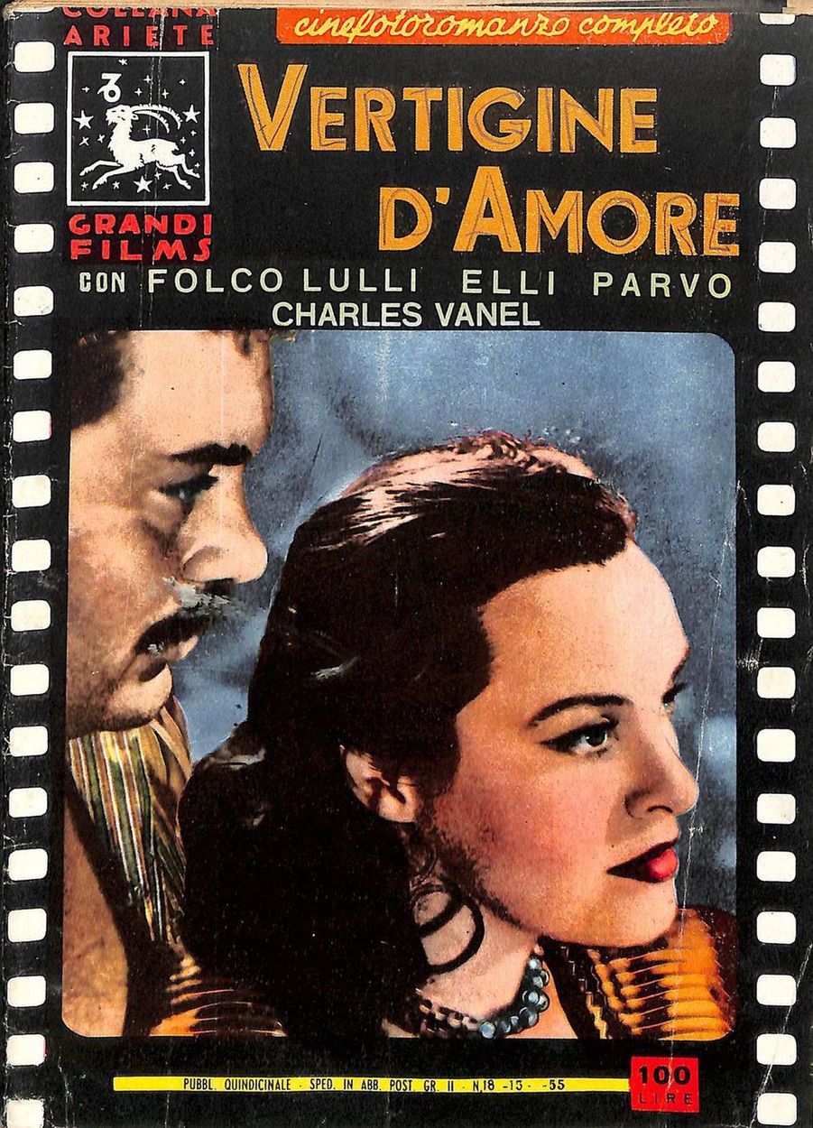COLLANA ARIETE GRANDI FILMS magazine side cover Issue 18 15 March 1955