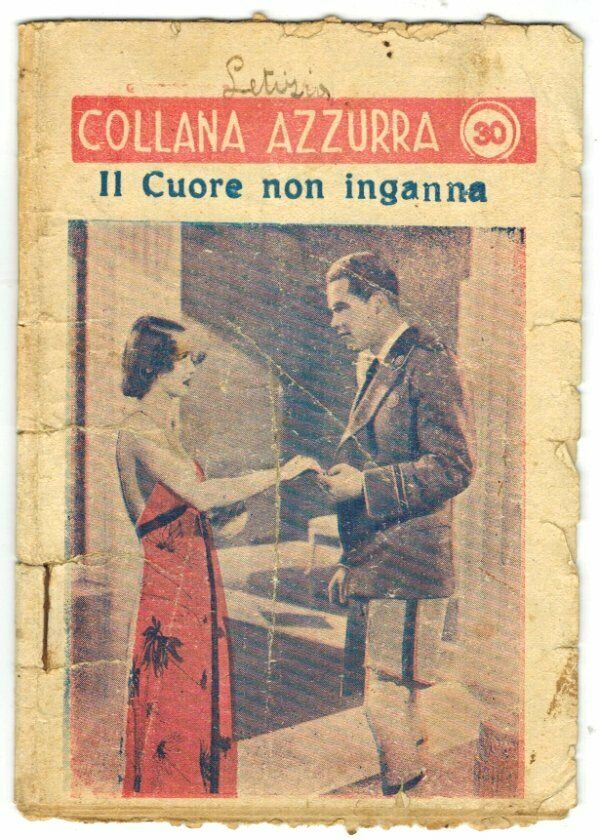 COLLANA AZZURRA magazine side cover 20 October 1941