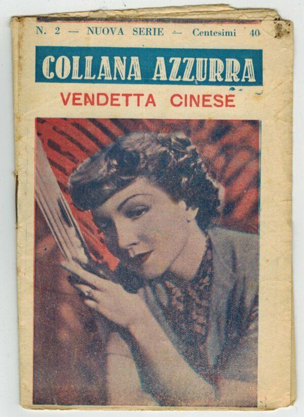 COLLANA AZZURRA magazine side cover Issue 2   1941