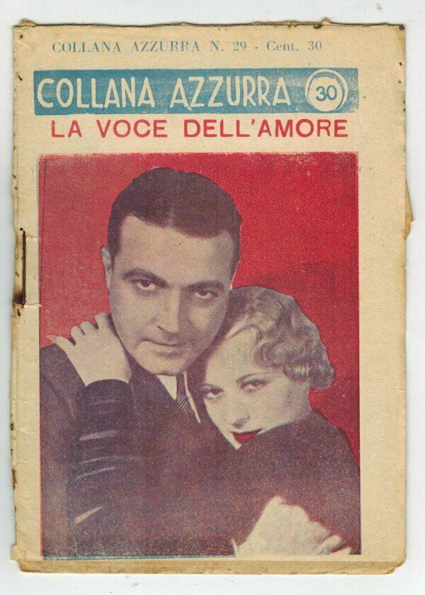 COLLANA AZZURRA magazine side cover Issue 29   1941