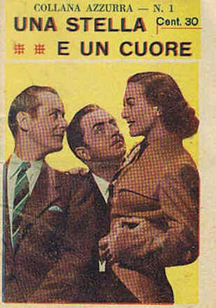COLLANA AZZURRA magazine side cover Issue 1 April 1940