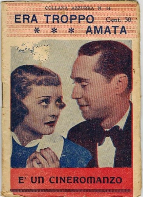 COLLANA AZZURRA magazine side cover Issue 14  1940