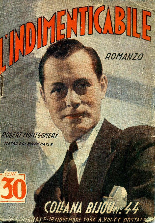 COLLANA BIJOU magazine side cover Issue 44 18 November 1934