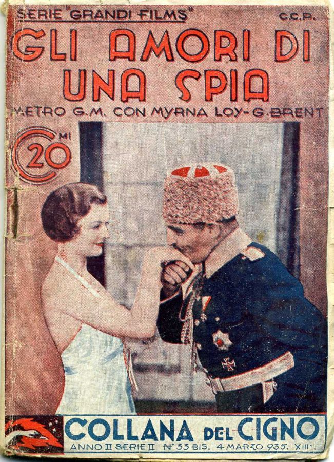 COLLANA DEL CIGNO magazine side cover Issue 33 4 March 1935