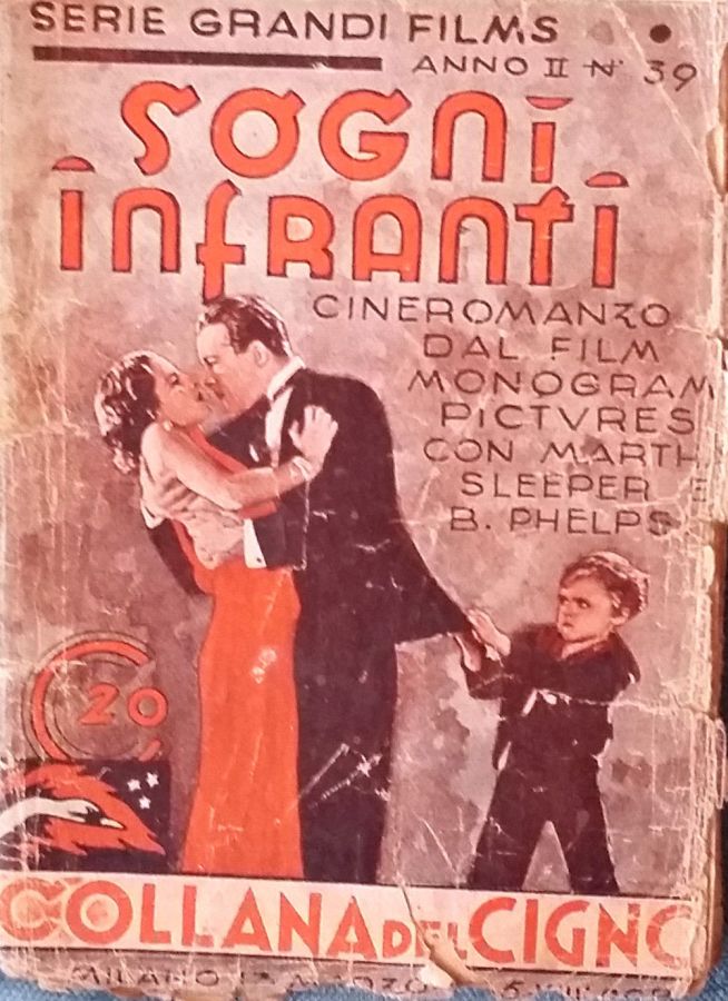 COLLANA DEL CIGNO magazine side cover Issue 39  March 1935