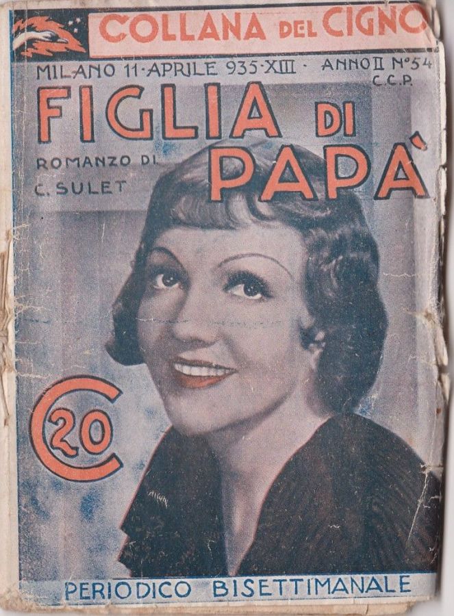 COLLANA DEL CIGNO magazine side cover Issue 54 11 April 1935
