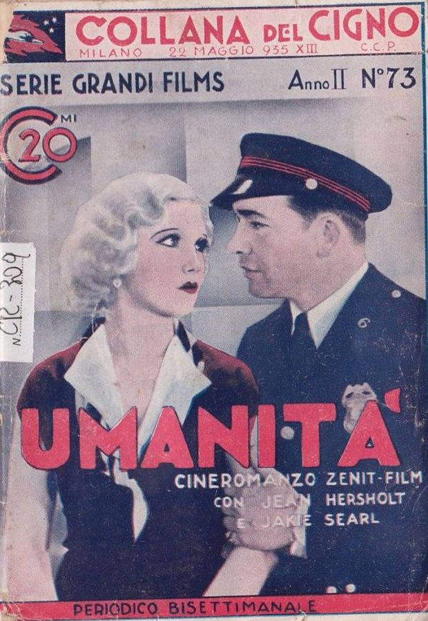 COLLANA DEL CIGNO magazine side cover Issue 73 22 May 1935