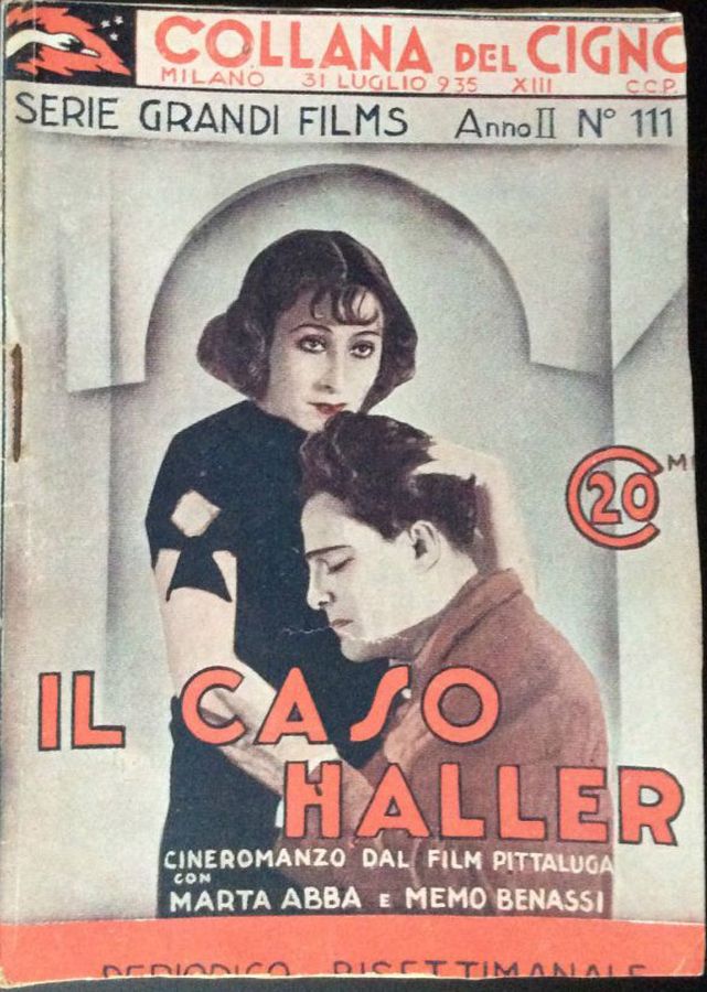 COLLANA DEL CIGNO magazine side cover Issue 111 31 July 1935