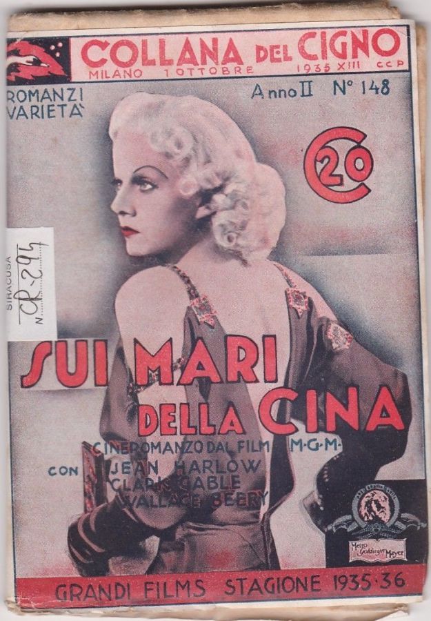 COLLANA DEL CIGNO magazine side cover Issue 148 1 October 1935