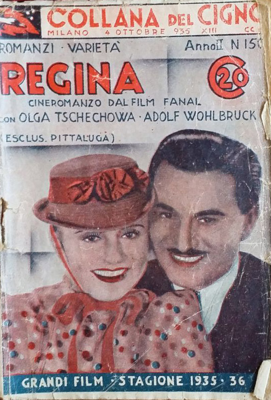 COLLANA DEL CIGNO magazine side cover Issue 150 4 October 1935