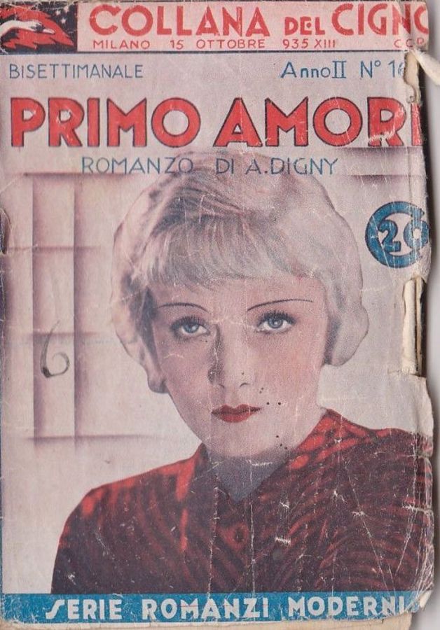 COLLANA DEL CIGNO magazine side cover Issue 160 15 October 1935