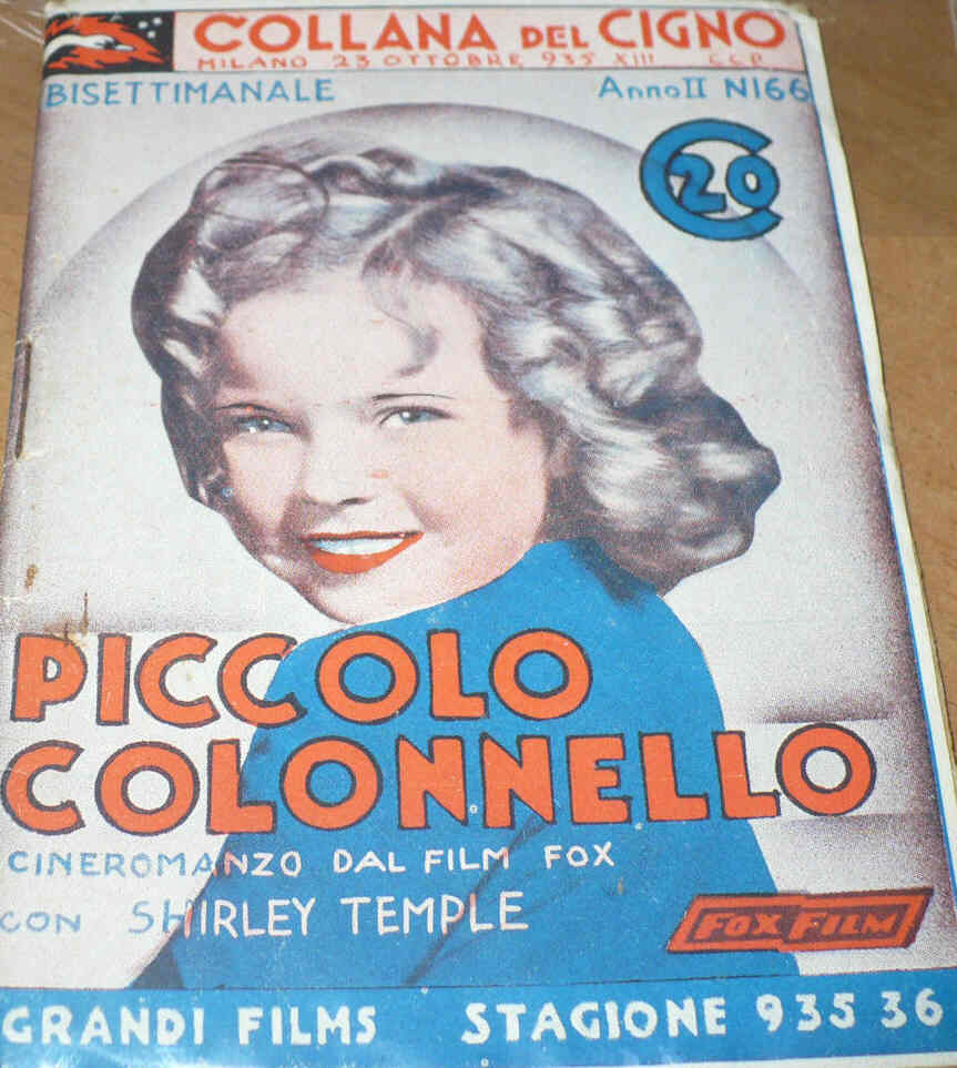 COLLANA DEL CIGNO magazine side cover Issue 166 23 October 1935