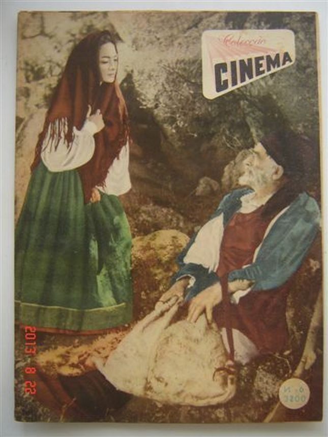 COLECCAO CINEMA magazine side cover  Vol 1 No  06   1952
