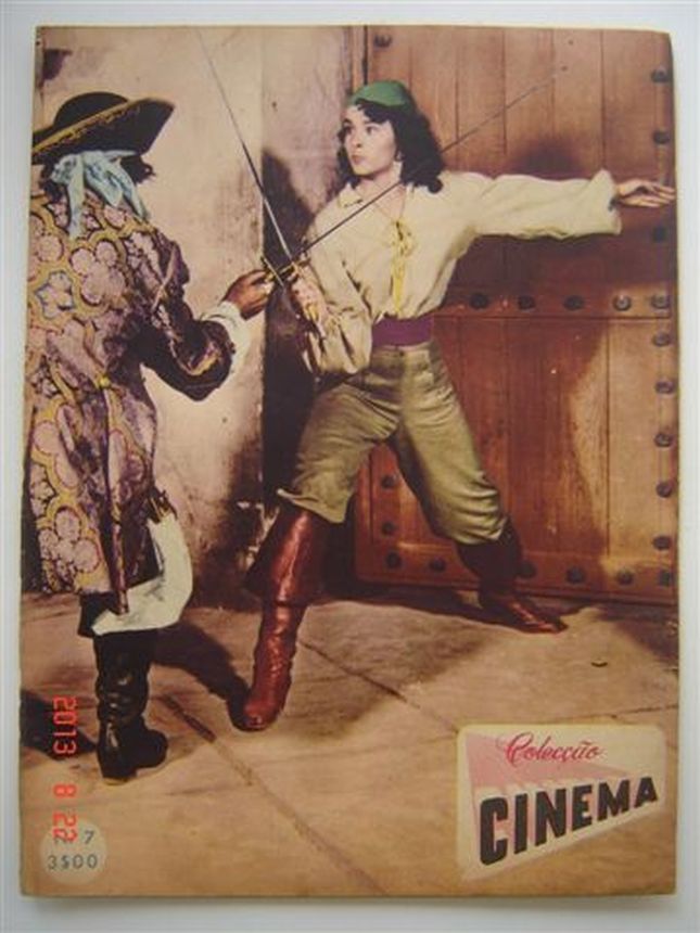 COLECCAO CINEMA magazine side cover  Vol 1 No  07   1952