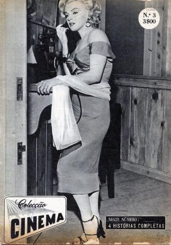 COLECCAO CINEMA magazine side cover  Vol 2 No  03   1954