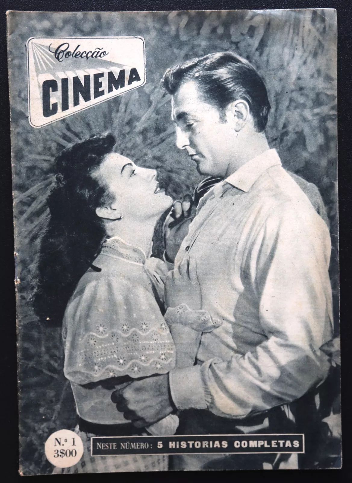 COLECCAO CINEMA magazine side cover  Vol 2 No  01   1954
