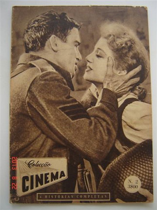 COLECCAO CINEMA magazine side cover  Vol 2 No  02   1954