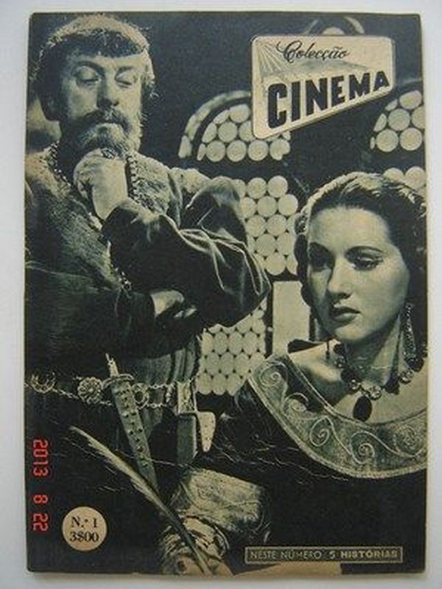 COLECCAO CINEMA magazine side cover  Vol 3 No  01   1954