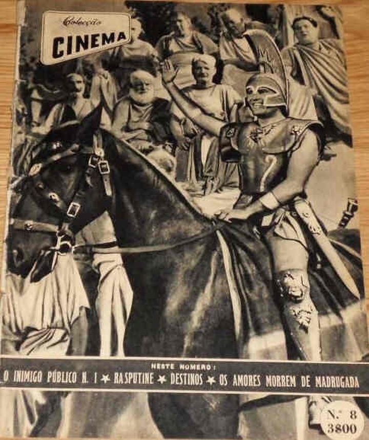 COLECCAO CINEMA magazine side cover  Vol 4 No  08   1954