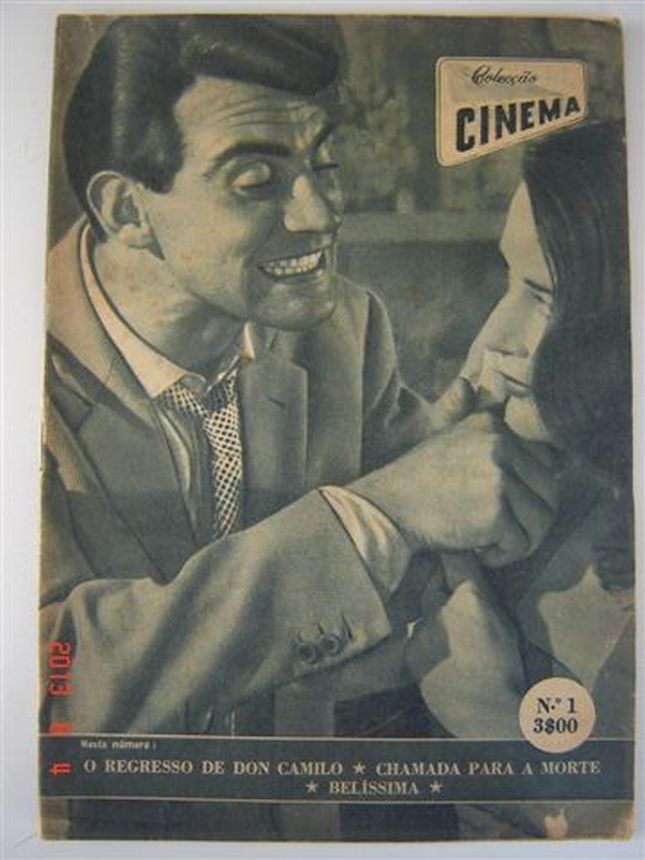 COLECCAO CINEMA magazine side cover  Vol 6 No  01   1955