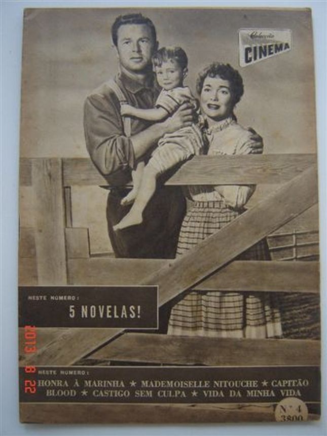 COLECCAO CINEMA magazine side cover  Vol 6 No  04   1955