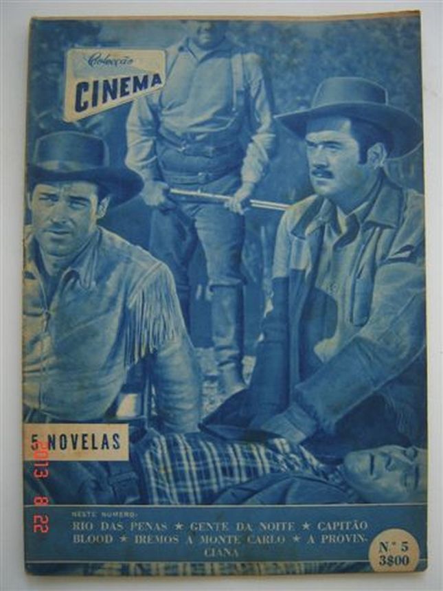 COLECCAO CINEMA magazine side cover  Vol 6 No  05   1955