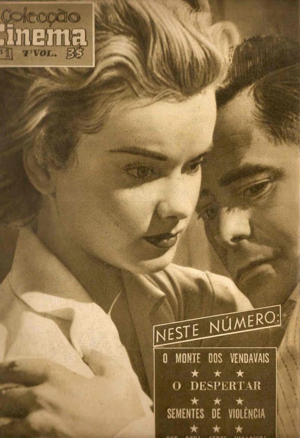 COLECCAO CINEMA magazine side cover  Vol 07 No  01   1956