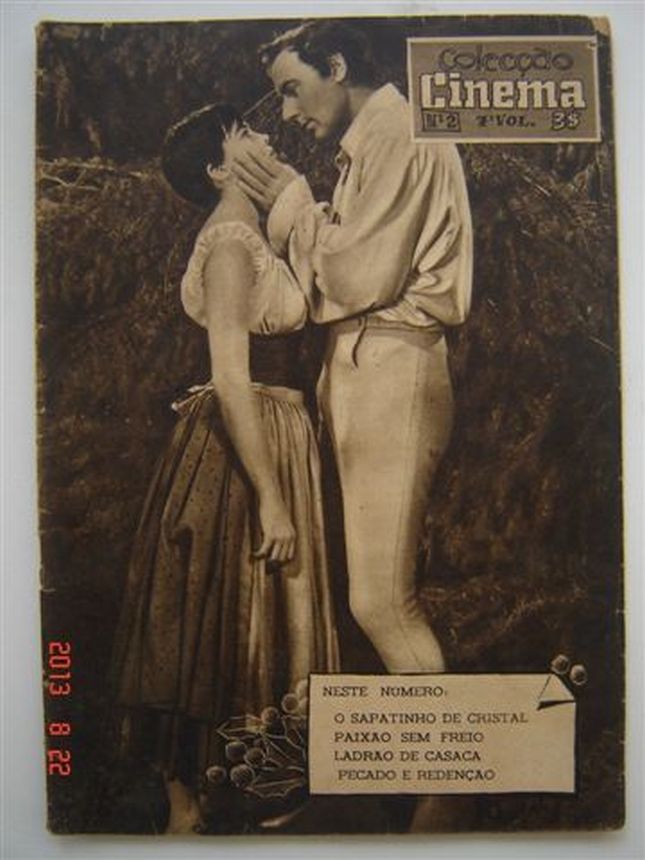 COLECCAO CINEMA magazine side cover  Vol 07 No  02   1956