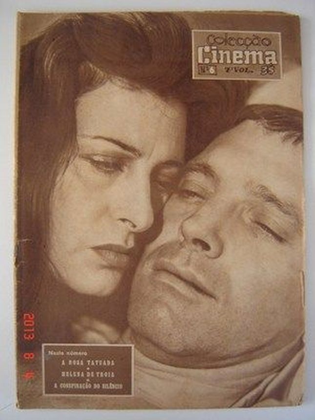 COLECCAO CINEMA magazine side cover  Vol 07 No  06   1956