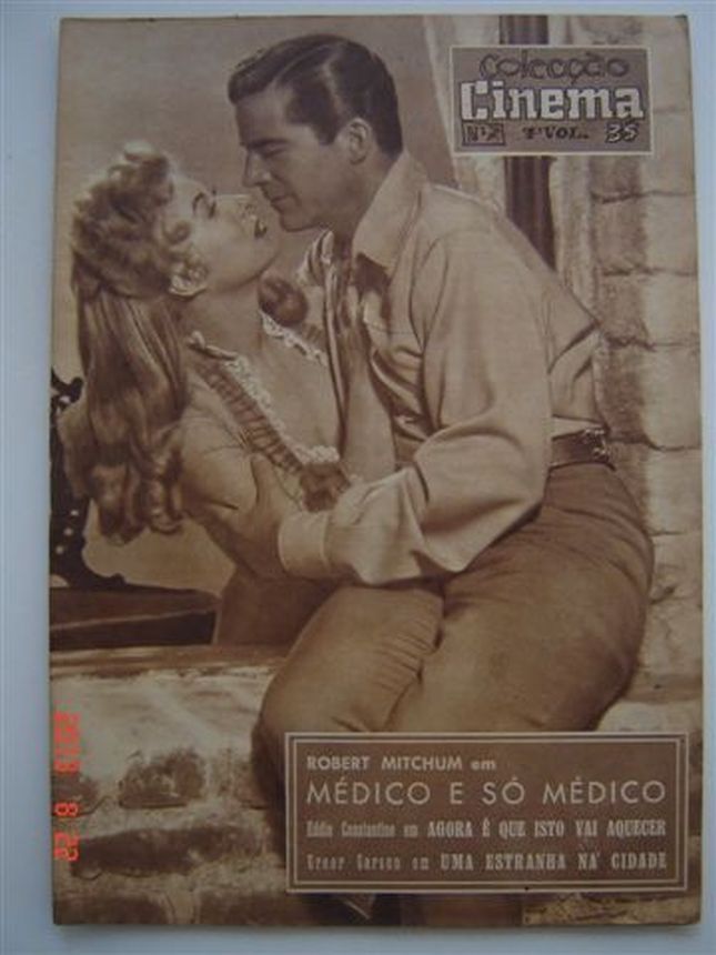 COLECCAO CINEMA magazine side cover  Vol 07 No  07   1956