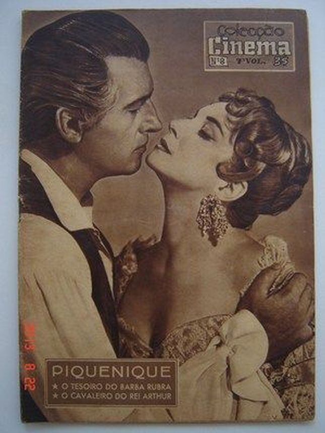 COLECCAO CINEMA magazine side cover  Vol 07 No  08   1956