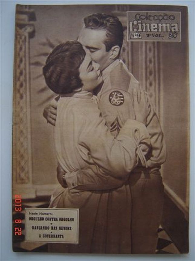 COLECCAO CINEMA magazine side cover  Vol 07 No  09   1956