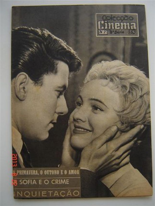 COLECCAO CINEMA magazine side cover  Vol 08 No  07   1956