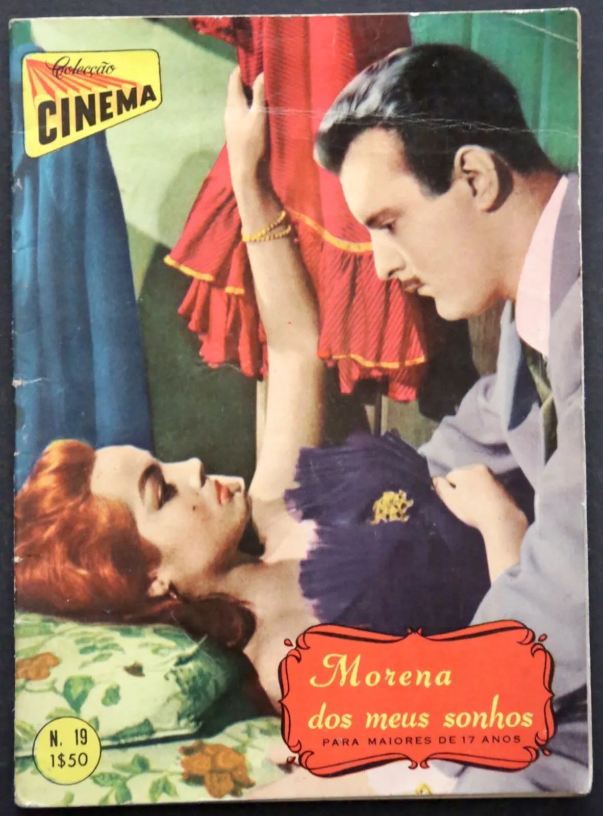 COLECCAO CINEMA magazine side cover  Vol 16 No  19   1959