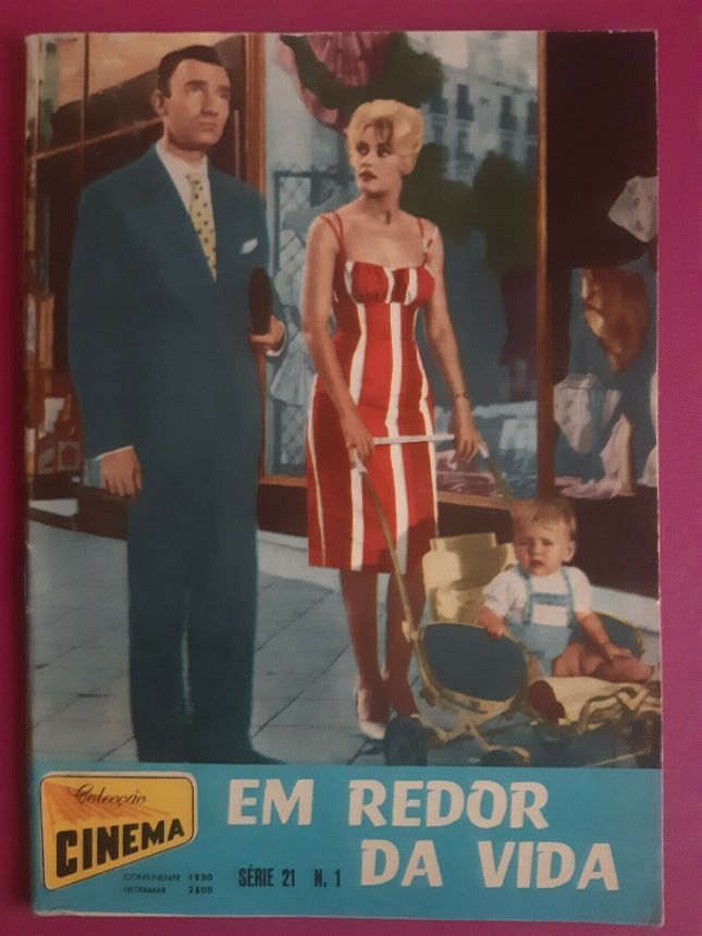 COLECCAO CINEMA magazine side cover  Vol 21 No  01   1961