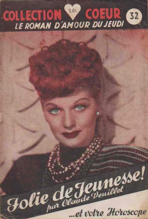 COLLECTION COEUR magazine side cover Issue 32  1948