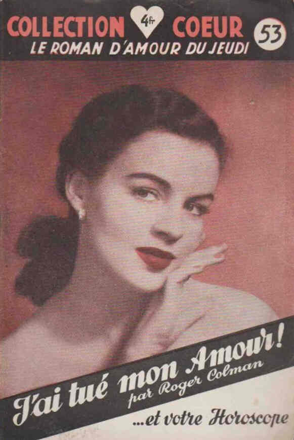 COLLECTION COEUR magazine side cover Issue 53  1948