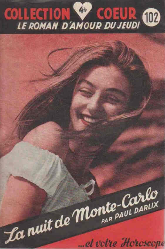 COLLECTION COEUR magazine side cover Issue 102  1949
