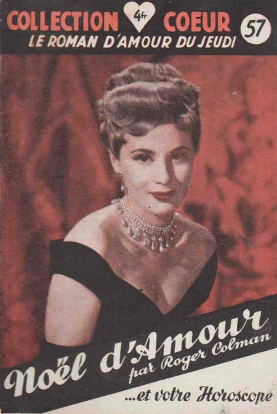 COLLECTION COEUR magazine side cover Issue 57  1949