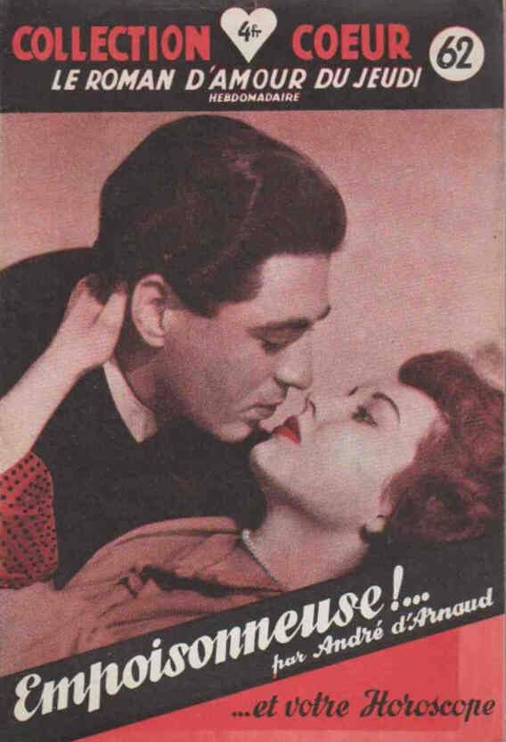 COLLECTION COEUR magazine side cover Issue 62  1949